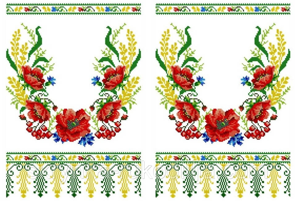 РБ-45 Схема на тканині (заготовка) для вишивки Рушник