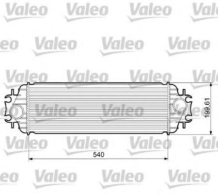 Радиатор интеркулера на Renault Trafic 01-> 1.9dCi Valeo ( Франция) - VAL817554 - фото 2 - id-p3449221