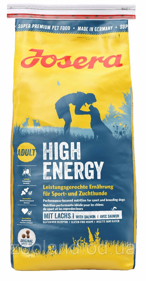 Josera Dog High Energy для активних собак, 12,5 кг