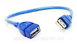 Кабель Подовжувач USB 2.0 Тип AM-AF ("тато" "мама") (0,3 метра)