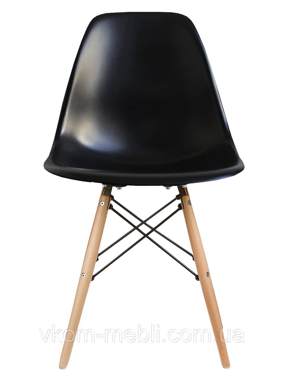 Стілець кухонний дерев'яний Ultiss чорний, фото 1