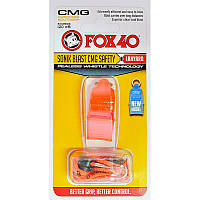 Свисток FOX40 Sonik Blast CMG зі шнурком 9203-0308, Жовтогарячий, Розмір (EU) — 1SIZE