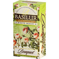 Чай зелений Basilur Букет Біла чарівність пакетований 25*1,5г