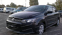 Дефлектор Volkswagen Polo 5 SD/HB (мухобойка Фольксваген Поло 5 с 2009г)