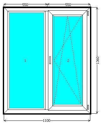 Металопластикове вікно Salamander Київ ціна, фото 1