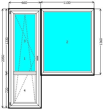 Балконний блок (вихід на балкон) Salamander Київ