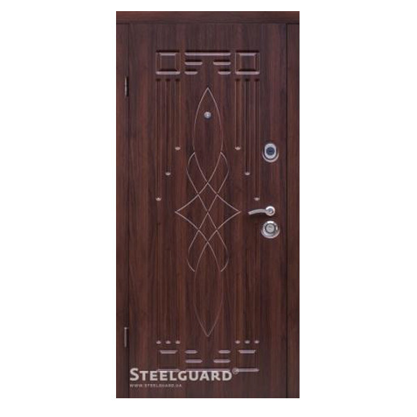 Елітні вхідні двері Серія MERIDIAN DO-16 Темний горіх 110, фото 1