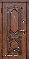 Двері металеві еліт Серія RESISTO Sangria Nussbaum 157