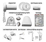 Рулонна штора "Зебра-Wood" Шоколадний Махагон, фото 4