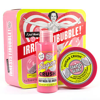 Подарунковий набір косметики для ванни і душа Soap & Glory Irresistibubble Gift Set 75 мл + 50 мл