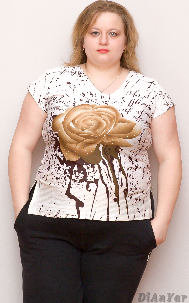 Блузка жіноча батальна NATALI