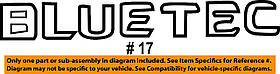 Напис на багажник, Шальдик Ємблема Bluetec Mercedes W212/S212/W207 Нова Оригінальна 
