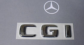  Напис на багажник, Шальдик Ємблема CGI Mercedes W212/W222/X156/W205 Нова Оригінальна    