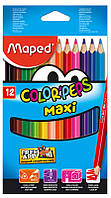 Карандаши цветные Maped COLOR PEPS Jumbo 12цв (MP.834010)