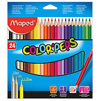 Карандаши цветные Maped COLOR PEPS Classic 24цв (MP.183224)