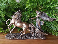 Подарункова статуетка Veronese "Ніка в колезі" 72736 A4, фото 2