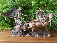 Подарункова статуетка Veronese "Ніка в колезі" 72736 A4, фото 4