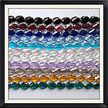 Бусини Овал з гранкою (18 мм) 20 шт. у нитці, фото 2