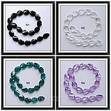 Бусини Овал з гранкою (18 мм) 20 шт. у нитці, фото 3