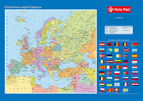 Подложка настольная Panta Plast Карта Европы 590x415мм 0318-0037-99