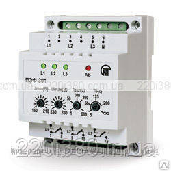 Електронний перемикач фаз ПЕФ-301 16А