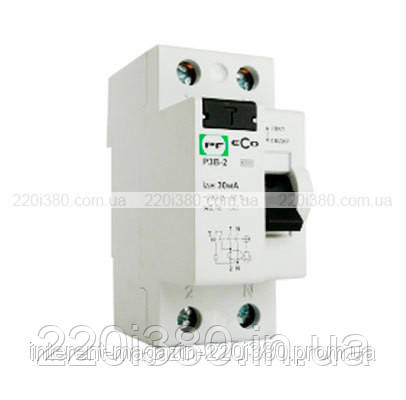 Реле захисного вимкнення ЕСО РЗВ-2 2Р 25/0,03