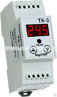 Цифровий терморегулятор одноканальний ТК-3 (-55,9... +125 C; 10А)