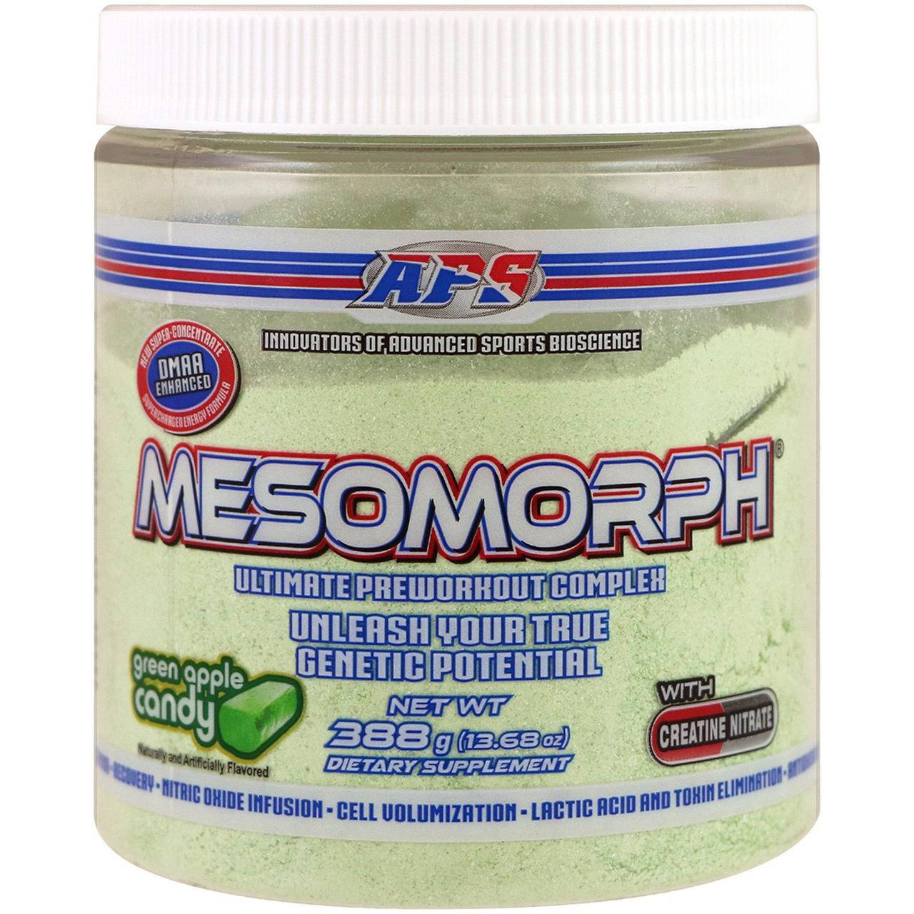 

Предтренировочный комплекс APS Mesomorph 388 г (25 порций) с геранью ОРИГИНАЛ, Rocket Pop