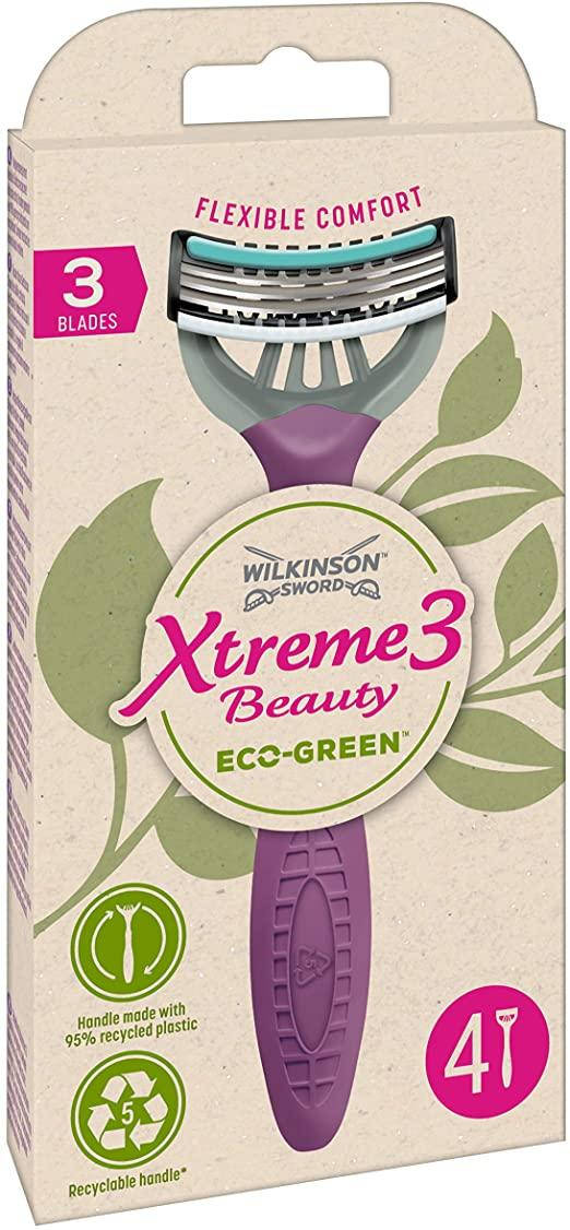 

Одноразовые станки Wilkinson Xtreme3 Beauty Eco-Green 4 шт