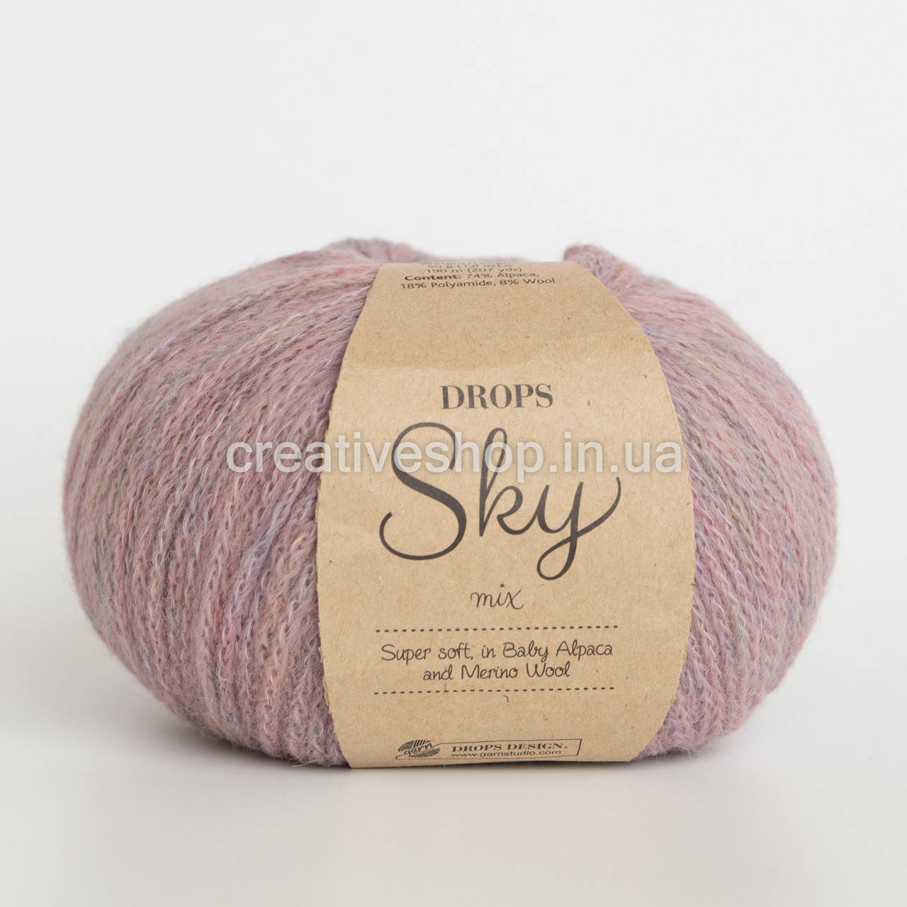 

Пряжа Drops Sky Mix (цвет 14 light lilac)
