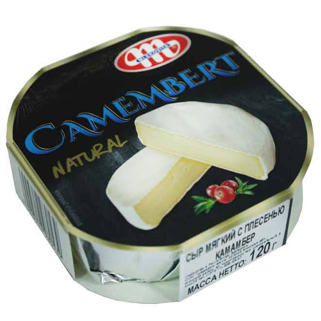 

Сыр камамбер 51%, тм Mlekovita 120г