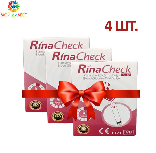

Тест-полоски Рина Чек ( Rina Check ) - 4 упаковки