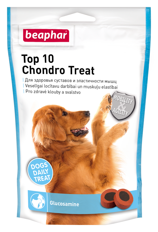 

Beaphar Top 10 Chondro Treat 150г лакомство с глюкозамином для собак