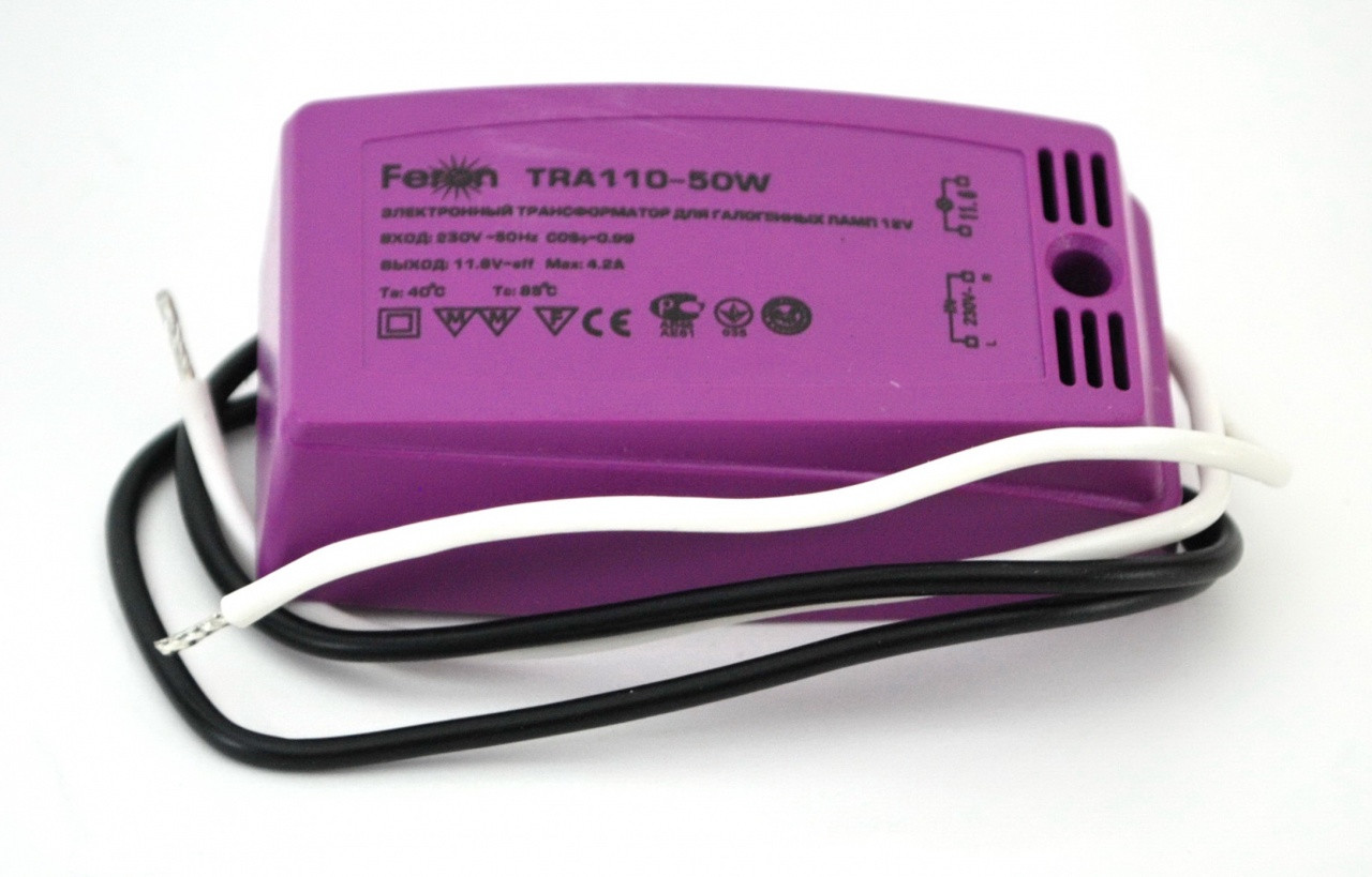 Трансформатор понижуючий c захистом TRA110 50W