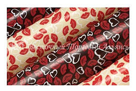 Трансфери — перекладні листи для шоколаду — Губи та серця