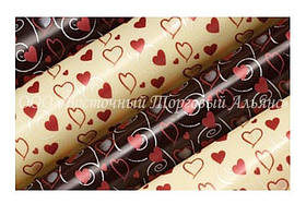 Трансфери — перекладні листи для шоколаду — Серця