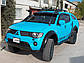 Козирок спойлер лобового скла Mitsubishi L200 2008+ г.в., фото 3