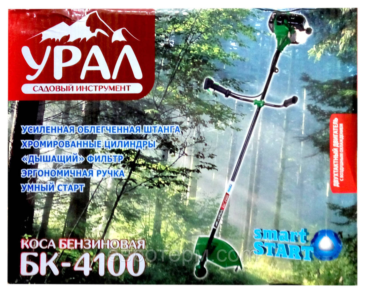 Купити Бензокоса Урал БК 4100 ( 2 ножа 1 котушка ), ціна 2385 грн ...