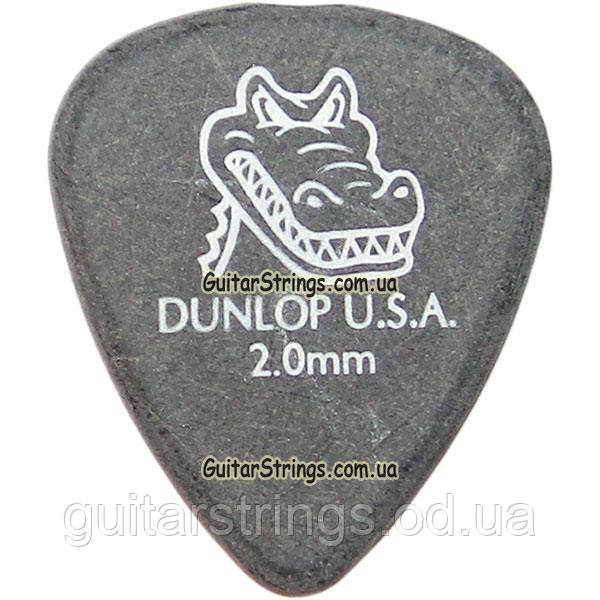 Медиатор Dunlop 417R2.0 Gator Grip 2.00 mm - фото 1 - id-p253749798