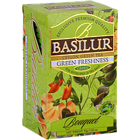 Чай зелений Basilur Букет Зелена свіжість пакетований 20*1,5г