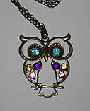 Подвеска сова, бижутерия, підвіска сова, фото 3