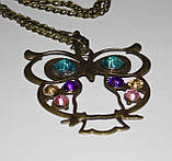 Подвеска сова, бижутерия, підвіска сова, фото 5