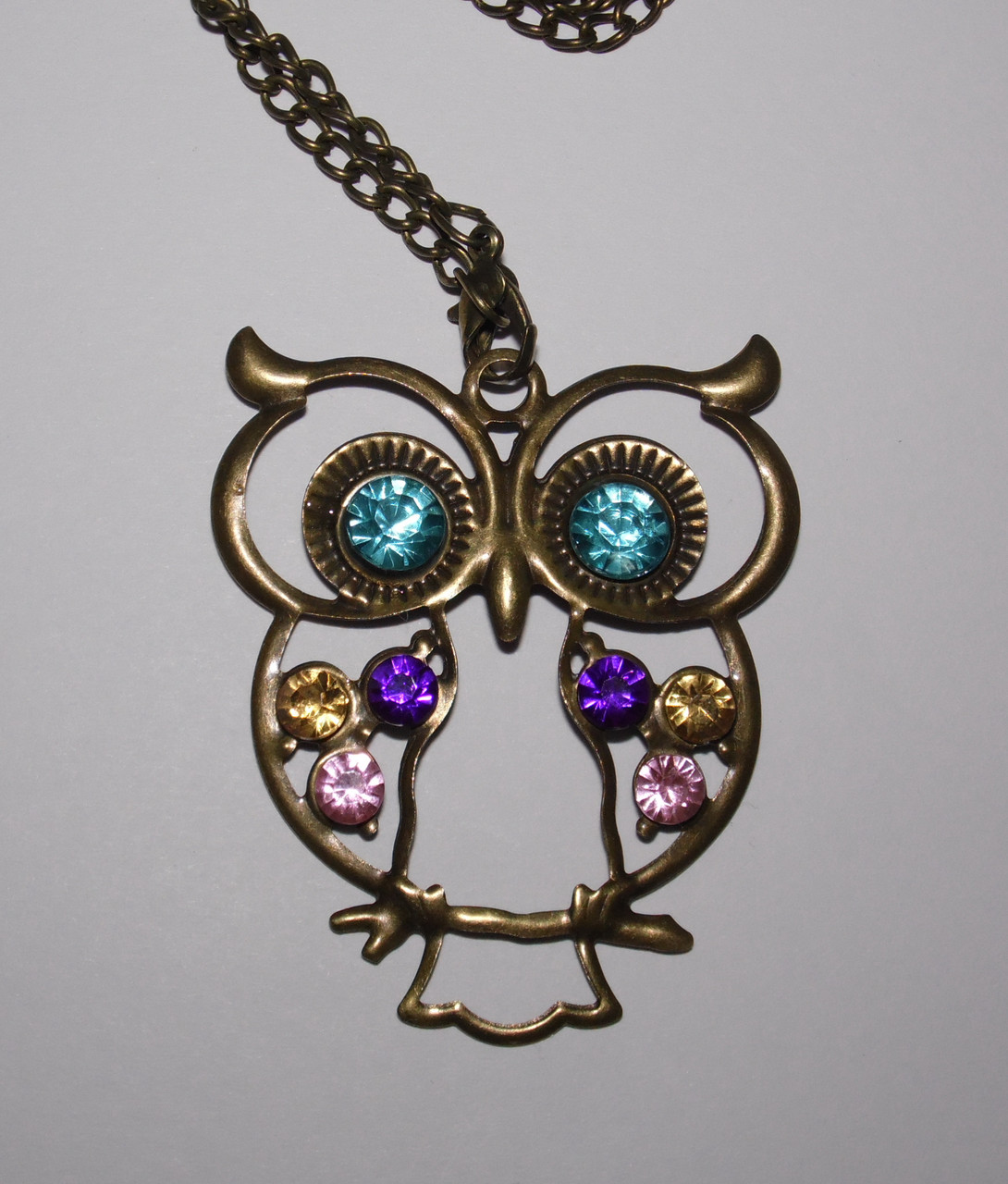 Подвеска сова, бижутерия, підвіска сова, фото 1