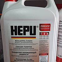 Антифриз "HEPU" G12 красный концентрат 5 литров (-80С) - производства Германии