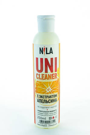 Засіб для зняття гель-лаку Nila Uni-Cleaner, 250 мл, фото 1