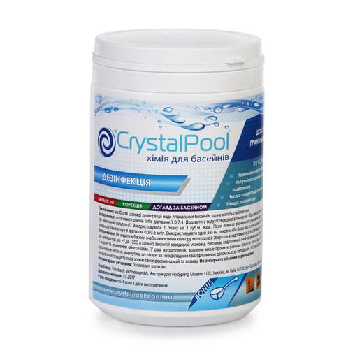 Хімія для басейну шок хлор у гранулах Crystal Pool Dry Chlorine Granules, 1 кг
