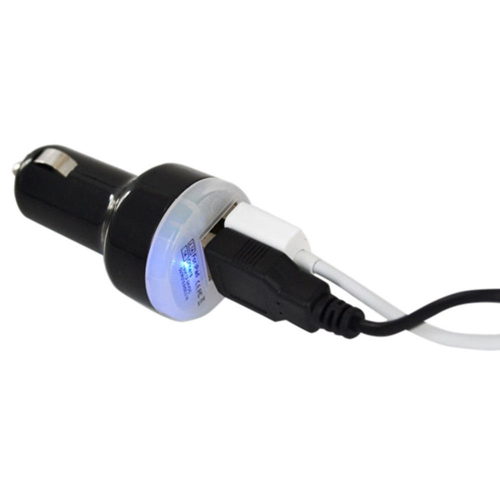 Автомобільний зарядний пристрій USB для телефона 2 порти
