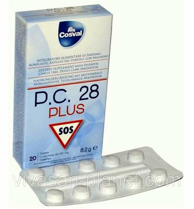 Таблетки P.C. 28 PLUS - для снятия болевого синдрома: продажа, цена в ...