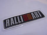 Наклейка s силіконова напис RALLI ART силікон 100х28.5х1.3мм Арт Ралі, фото 2