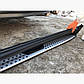 Бічні пороги підніжки Kia Sportage 2016+ г.в. стиль BMW , фото 4
